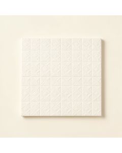 Bay Bridge Uninstalled Square Decorative Tile - White (synthetic illustration; no displayed measurements)