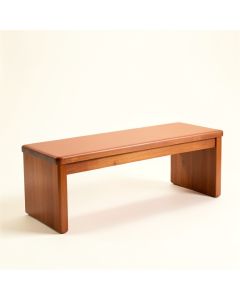 Reed Falls Indoor Bench - Terracotta (synthetic illustration; no displayed measurements)
