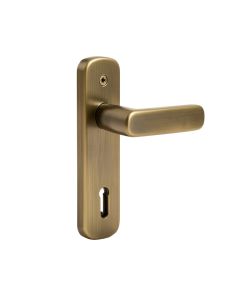 Passage Lever Door Handle [ Non-Locking Lever Set ] For Hallway Doors