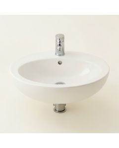 Vitreous China Oval Undermount Bathroom Sink With Overflow (synthetic illustration; no displayed measurements)