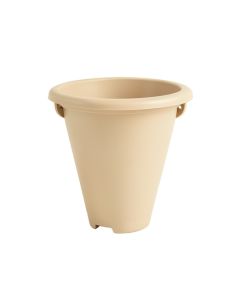 Flint Branch Empty Railing Planter With Integral Brackets - Beige (synthetic illustration; no displayed measurements)
