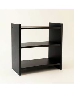 Ridge Edge Desktop Shelving Unit - Black (synthetic illustration; no displayed measurements)