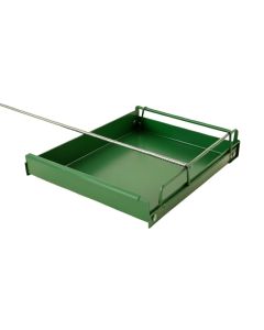 Holly Crest Empty Under-Desk Cable Tray - Green (synthetic illustration; no displayed measurements)
