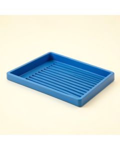 Dawn Edge Empty Under-Desk Cable Tray - Blue (synthetic illustration; no displayed measurements)