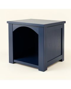 Bay Arc Empty Furniture-Style Litter Enclosure (synthetic illustration; no displayed measurements)