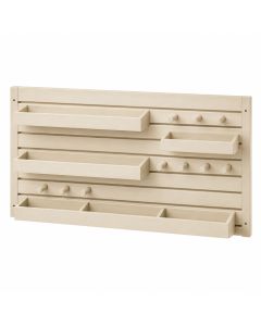 Briar Canyon Empty Wall-Mounted Tool Organizer Panel - Cream