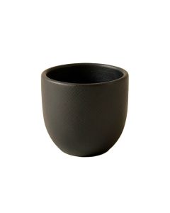 Ash Crossing Empty Candle Holder - Black