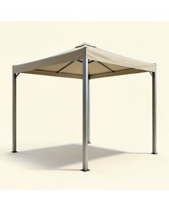 9.5 Ft. W X 13 Ft. D Aluminum Pergola With Canopy (synthetic illustration; no displayed measurements)