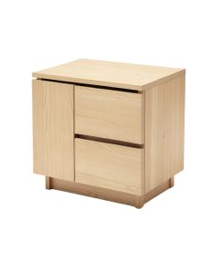Beckville 2 - Drawer Nightstand In Light Oak (synthetic illustration; no displayed measurements)