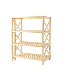 Spruce Branch Empty Seed-Starting Shelving Unit Without Lights - Ivory (synthetic illustration; no displayed measurements)