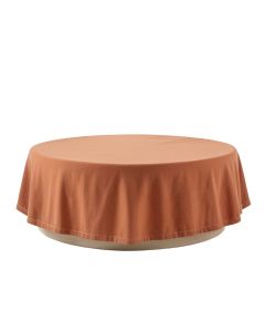 Clay Bend Flat Bed Sheet - Terracotta