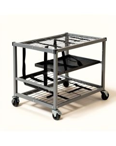 Mythinglogic Rolling Sports Ball Storage Cart (synthetic illustration; no displayed measurements)