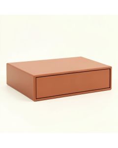 Laurel Dell Desktop Monitor Riser - Terracotta (synthetic illustration; no displayed measurements)