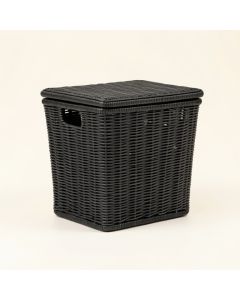 Sage Arc Laundry Hamper - Black (synthetic illustration; no displayed measurements)