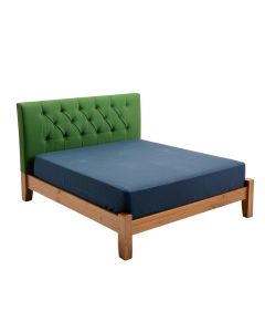 Dash Solid Wood Tufted Upholstered Low Profile Standard Bed (synthetic illustration; no displayed measurements)