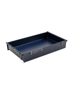 Holly Branch Empty Under-Desk Cable Tray - Navy (synthetic illustration; no displayed measurements)