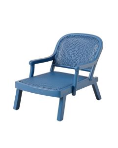 Linden Brook Outdoor Lounge Chair - Blue (synthetic illustration; no displayed measurements)