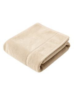 Rowan Edge Bath Towel - Beige (synthetic illustration; no displayed measurements)