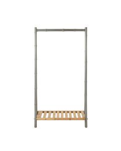 Rowan Crest Empty Garment Rack - Gray (synthetic illustration; no displayed measurements)