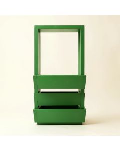 Ash Canyon Empty Vertical Garden Frame - Green (synthetic illustration; no displayed measurements)