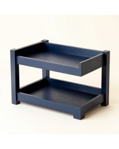 Harbor Bluff Empty Countertop Canister Rack - Navy (synthetic illustration; no displayed measurements)