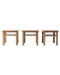 Nebraska Occasional 3-Piece Coffee Table Set (synthetic illustration; no displayed measurements)