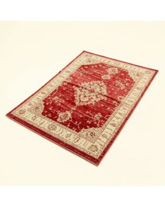 Deena Power Loom Red/Beige Rug (synthetic illustration; no displayed measurements)
