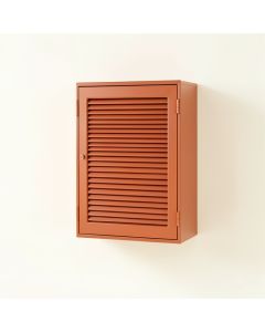Pine Bluff Wall-Mounted Laundry Cabinet - Terracotta (synthetic illustration; no displayed measurements)