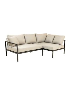 Mirabelle Patio Sectional With Cushions (synthetic illustration; no displayed measurements)