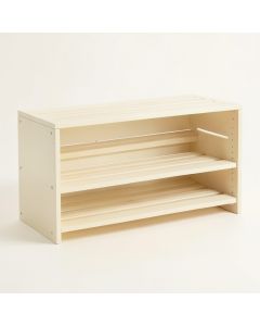 Aspen Edge Shoe Storage Bench - Cream (synthetic illustration; no displayed measurements)