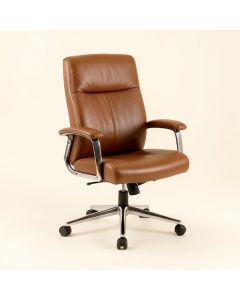 Theta Genuine Leather Conference Chair (synthetic illustration; no displayed measurements)