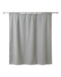 Elm Branch Shower Curtain Hanging Flat From A Plain Rod - Gray (synthetic illustration; no displayed measurements)