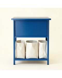Field Branch Laundry Sorting Station With Plain Removable Bags - Blue (synthetic illustration; no displayed measurements)
