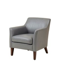Charlesville Upholstered Parsons Chair In Gray (synthetic illustration; no displayed measurements)