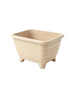 Cove Bend Empty Raised Planter - Beige (synthetic illustration; no displayed measurements)