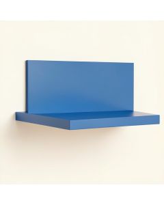 Laurel Arc Wall-Mounted Shelf - Blue (synthetic illustration; no displayed measurements)