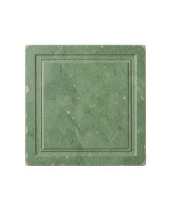 Vale Bend Uninstalled Square Decorative Tile - Green