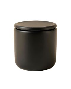 Oak Canyon Storage Canister With Lid - Black (synthetic illustration; no displayed measurements)