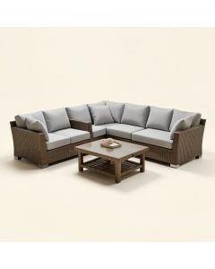 4-Piece Patio Conversation Sets (synthetic illustration; no displayed measurements)