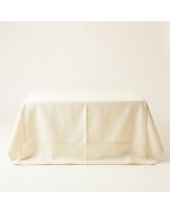 Bay Edge Flat Bed Sheet - Ivory (synthetic illustration; no displayed measurements)