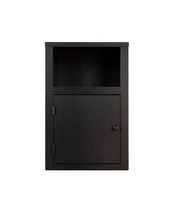 Birch Brook Wall-Mounted Entry Cabinet - Black