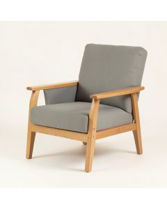 Sumru 28.7 '' Wide Polyester Wingback Chair (synthetic illustration; no displayed measurements)