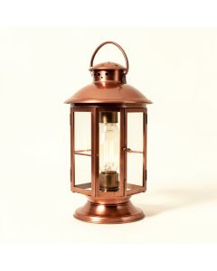 Earlham Aged Copper 2 -Bulb Outdoor Hanging Lantern (synthetic illustration; no displayed measurements)