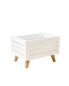 Dune Branch Empty Raised Planter - White (synthetic illustration; no displayed measurements)