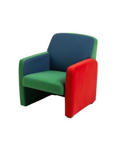 Single Armrest Kids Club Chair