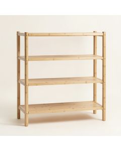Oak Crest Empty Seed-Starting Shelving Unit Without Lights - Beige (synthetic illustration; no displayed measurements)