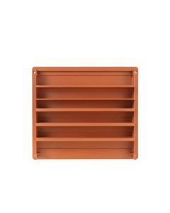 Harbor Dell Empty Wall-Mounted Tool Organizer Panel - Terracotta (synthetic illustration; no displayed measurements)