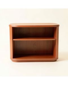 Glen Bridge Low Bookcase - Terracotta (synthetic illustration; no displayed measurements)