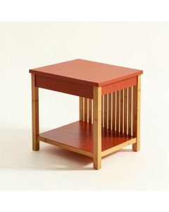 Elm Bend Small Writing Desk - Terracotta (synthetic illustration; no displayed measurements)