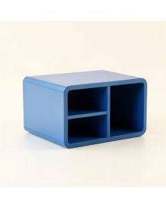Heath Bridge Low Toy Storage Unit - Blue (synthetic illustration; no displayed measurements)